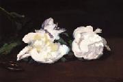 Branch of White Peonies and Shears Edouard Manet